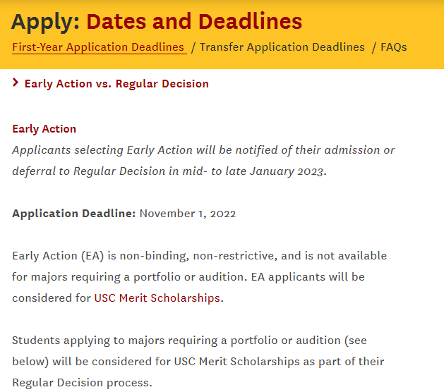 重要通知！南加州大学新增EA申请！UIUC EA申请政策更新