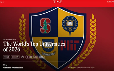 2026 TIME 全球大学排名发布：留学选校，正在进入“结果导向时代”
